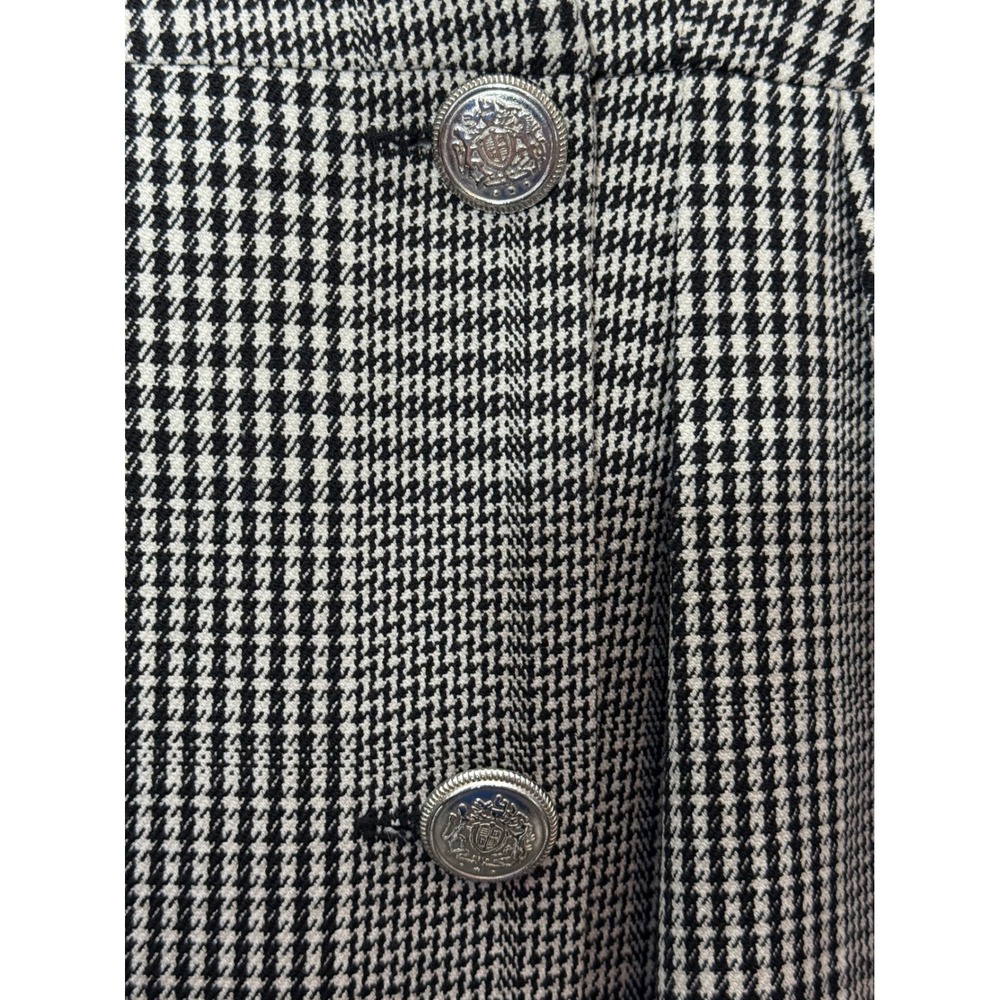 Zara TRF Glen Plaid Blazer Dress Black White Double Breasted Mini XS 7385/323 - Picture 3 of 9